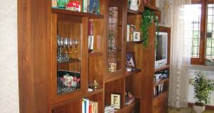 Libreria ripiani in legno